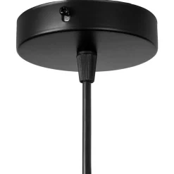 Bambus Pendelleuchten in Schwarz - Josie (2er Set)