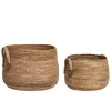 Bananenblatt Körbe in Natur - Tolofoa (zweiteilig)