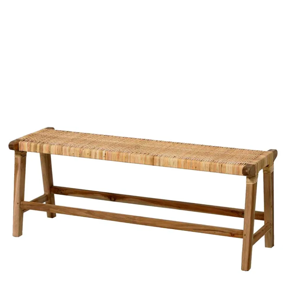 Bank aus Rattan Geflecht & Teak Holz - Thani