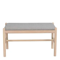 Bank mit einem Sitzplatz in Whitewash Eiche - Ulvinzo