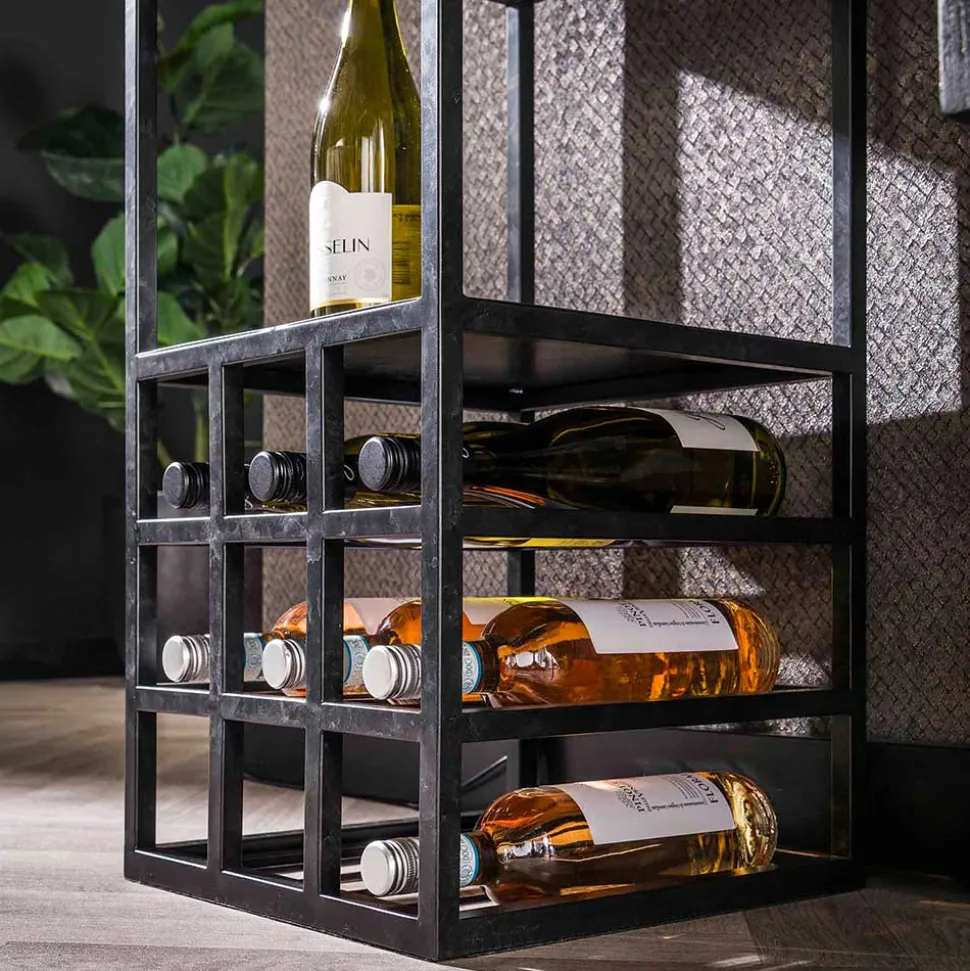 Bar Regal mit Licht im Industrial Design - Levanton