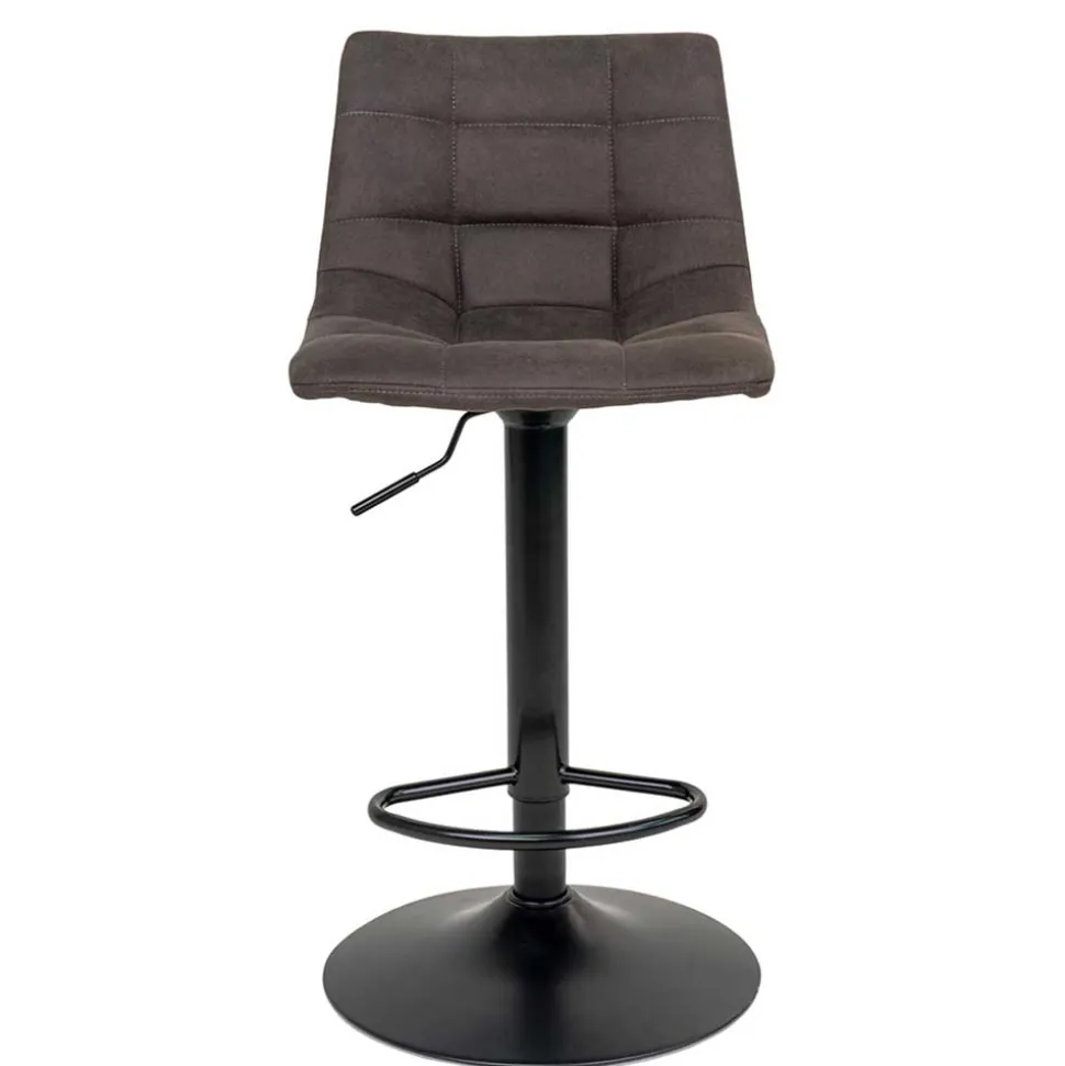 Bar Thekenstühle in Dunkelgrau - Rico (2er Set)