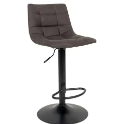 Bar Thekenstühle in Dunkelgrau - Rico (2er Set)