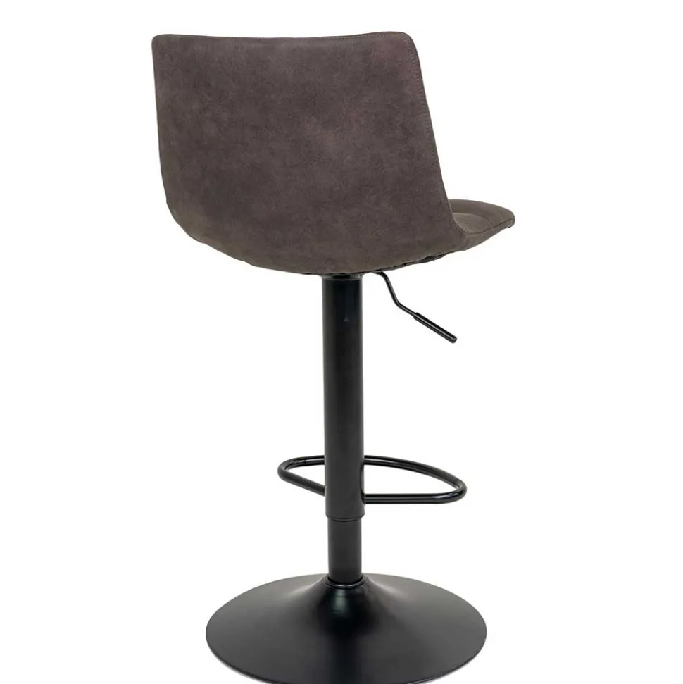 Bar Thekenstühle in Dunkelgrau - Rico (2er Set)