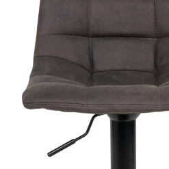 Bar Thekenstühle in Dunkelgrau - Rico (2er Set)