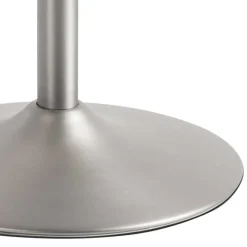 Barhocker in Hellbraun & Chrom - Calypso