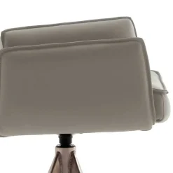 Bar-Lederstühle mit Armlehnen - Damien (2er Set)