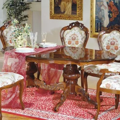 Barock Essenstisch in Oval Magari 175x110cm