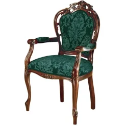 Barock Essgruppe mit fünf Stühlen - Ursanna (sechsteilig)