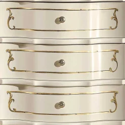 Barock Hochkommode mit fünf Schubladen - Datalera