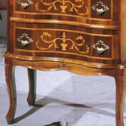 Barock Kommode mit offenem Fach Agosto & 2 Schubladen