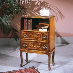 Barock Kommode mit offenem Fach Agosto & 2 Schubladen