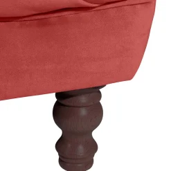 Barock Wohnzimmersofa in Ziegelrot - Henissa