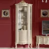 Barockstil Vitrine in Weiß & Gold - Datalera