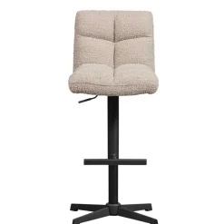 Barstuhl in Beige Boucle - Salmanca (2er Set)