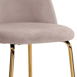 Barstuhl in Beige und Gold - Furcios (2er Set)