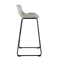 Barstuhl in Grau und Schwarz - Cavanna (2er Set)