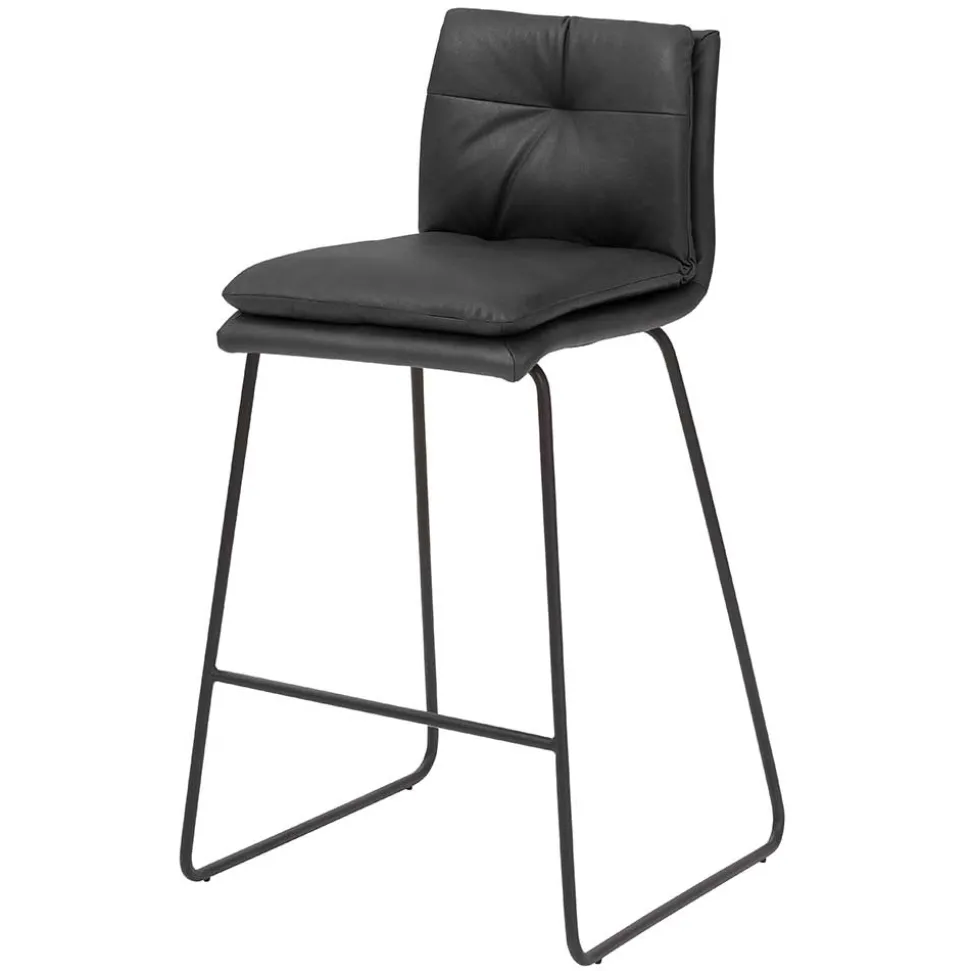 Barstuhl mit Bügelgestell mit Fußablage - Carlot