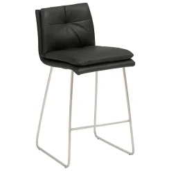 Barstuhl mit 67cm Sitzhöhe in Dunkelgrau - Rock