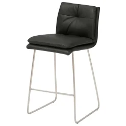 Barstuhl mit Kufengestell Edelstahl modern - Avila