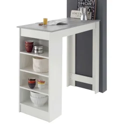 Bartisch mit Regal 115x103x50 cm - Xeli