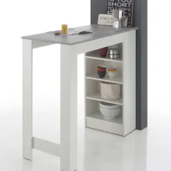 Bartisch mit Regal 115x103x50 cm - Xeli