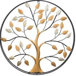 Baum Wanddekoration mit rundem Rahmen - Campitello