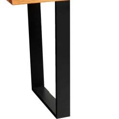 Baumkante Esszimmertisch aus Wildeiche massiv - Jessmine