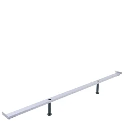 Baumkante Wildeiche Bett mit Metall Himmel Gestell - Agadi