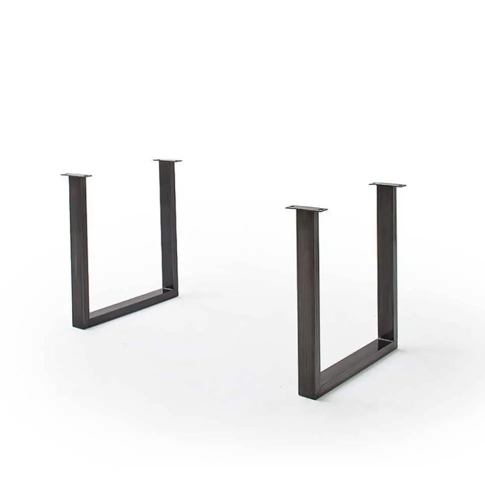 Baumkanten Tisch aus Akazie in Walnuss Braun - Rodrico