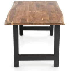 Baumkanten Tischgruppe Set - Bryan (fünfteilig)