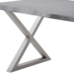 Baumkantentisch mit X-Gestell - Jucaras