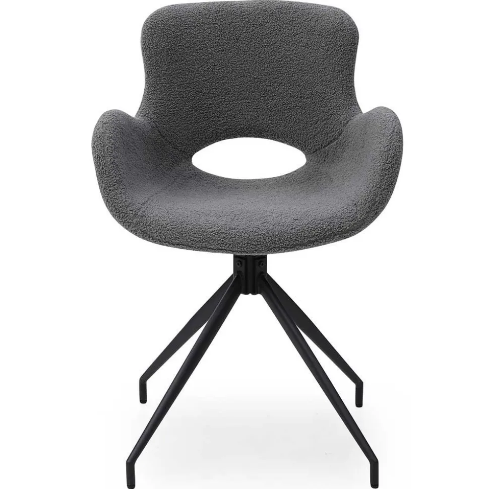 Baumkantentisch und Tischsessel Set - Eulena (fünfteilig)