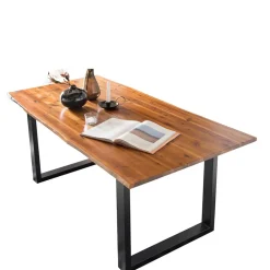 Baumkantentisch und vier Stühle Set - Lago (fünfteilig)