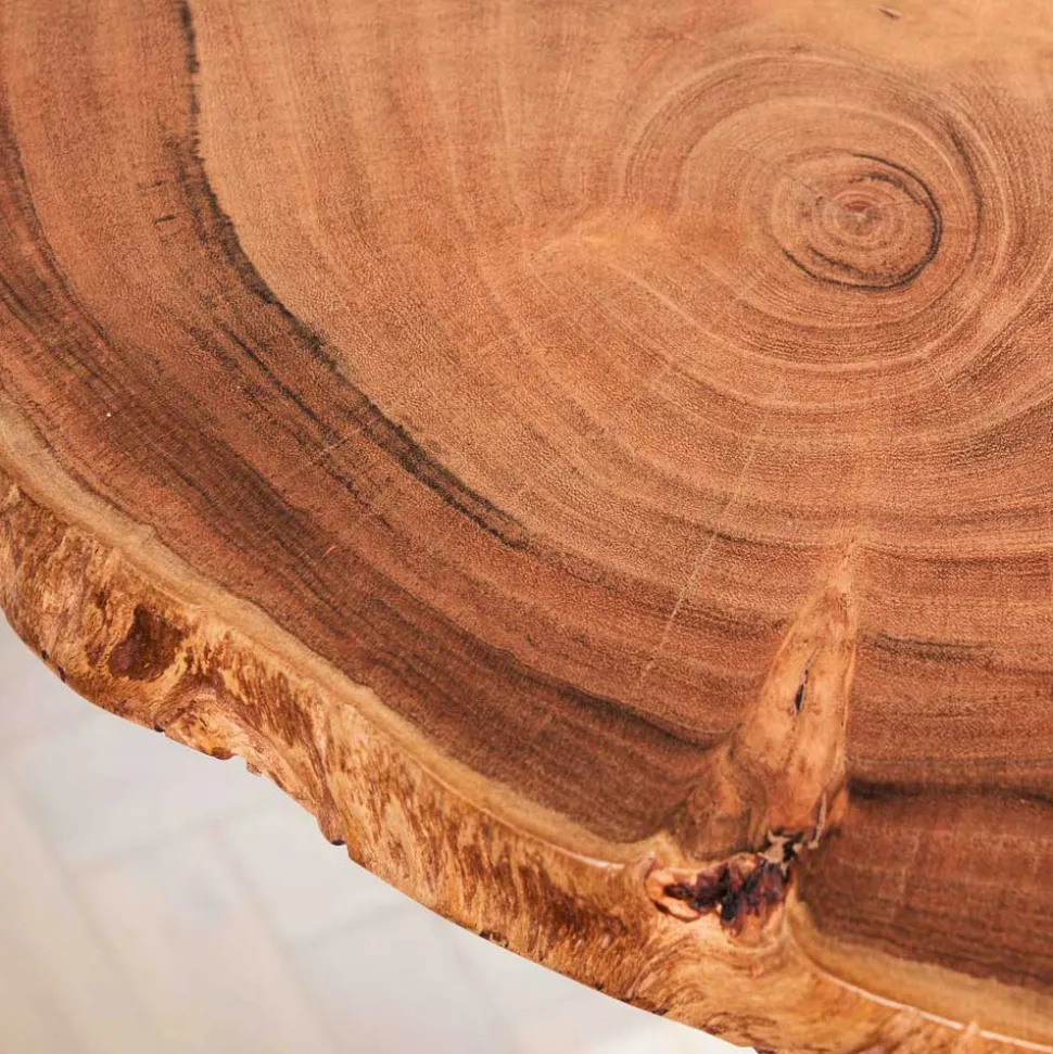 Baumscheiben Wandboards aus Akazie Massivholz - Tofana (dreiteilig)