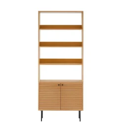 Bücherregal mit Eiche Furnier - Virona