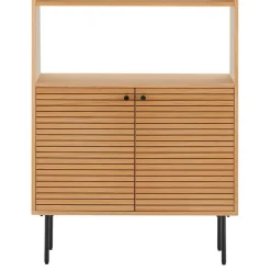 Bücherregal mit Eiche Furnier - Virona