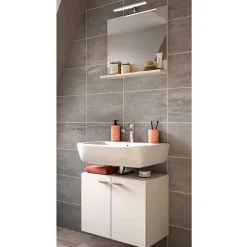 Beckenunterschrank und Spiegel Set - Harmone (zweiteilig)