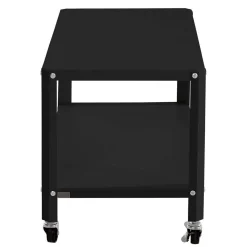 Beistelltisch auf Rollen in Schwarz - Holiday