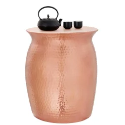 Beistelltisch aus Aluminium in Kupfer - Backbeat