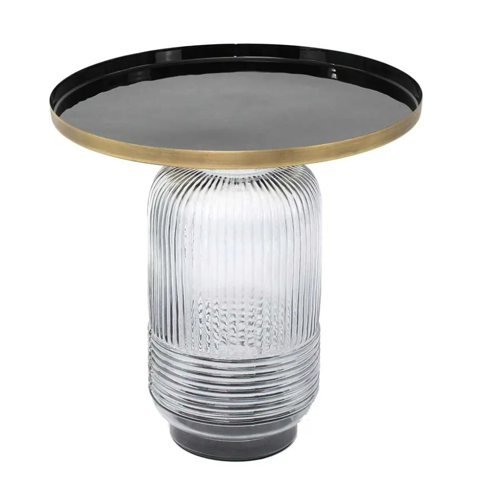 Beistelltisch aus Metall mit Emaille - Amyl