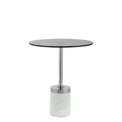Beistelltisch aus Rauchglas - Lania