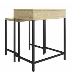 Beistelltisch Duo in Eiche Optik - Almaron (zweiteilig)