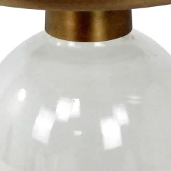 Beistelltisch in Altmessing Metall - Barrena