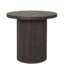 Beistelltisch in Dunkelbraun Holzoptik - Nirameso