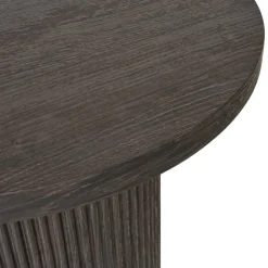 Beistelltisch in Dunkelbraun Holzoptik - Nirameso