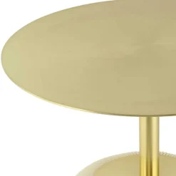 Beistelltisch in Gold und Cremeweiß - Dancer