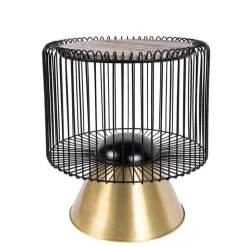 Beistelltisch in Hellbraun Marmor - Charme