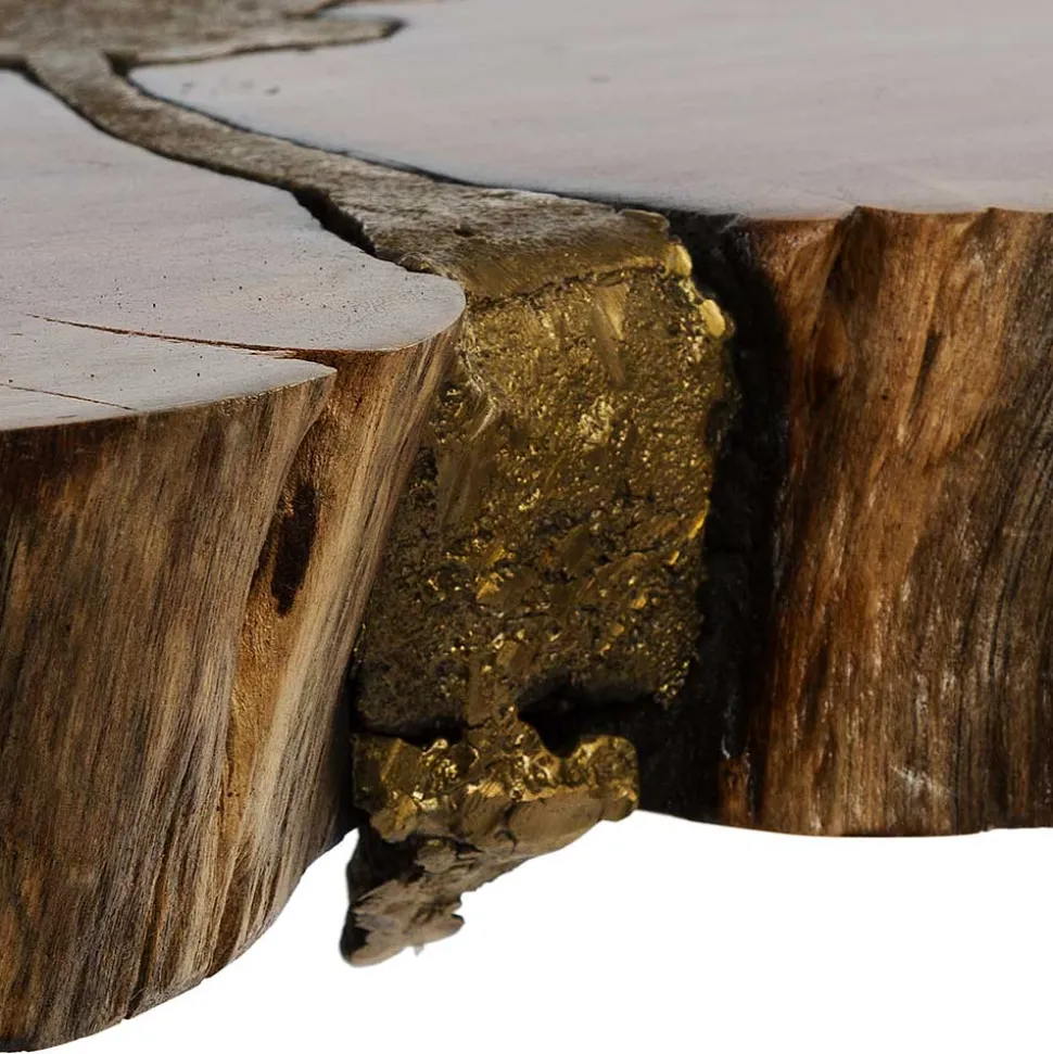 Beistelltisch mit Baumscheibe Platte - Sibyella