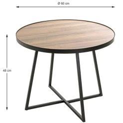 Beistelltisch mit Bügelgestell Retro - Flags